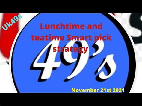 lunchtime smart pick for today